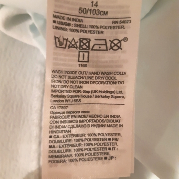 Banana Republic Mint Green Embellished Dress 10/12 - Picture 8 of 11